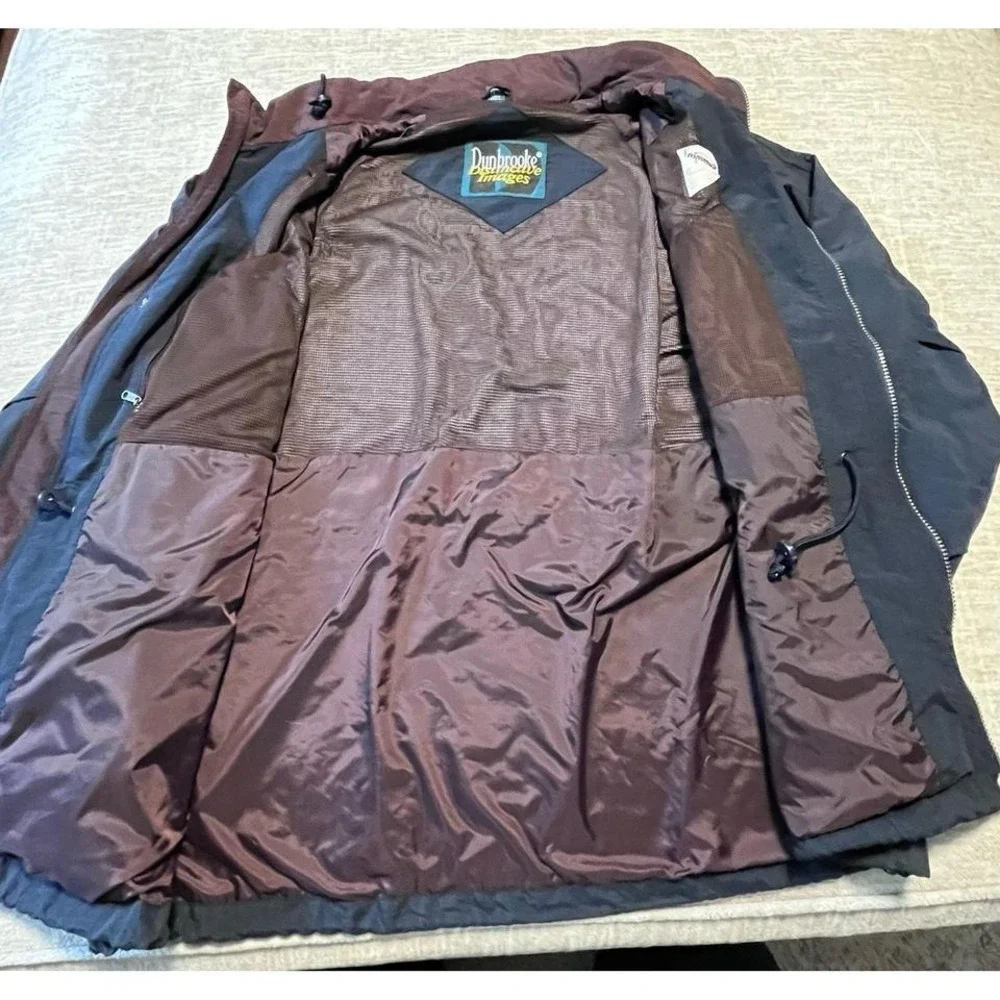 Cummins Logo Dunbrooke Distinctive Images‎ Jacket Men's Size Large Black Nylon